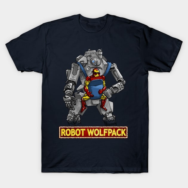 robo wolfpack T-Shirt by tyrannosauross